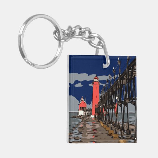 鏡の国 キーホルダー (正面左)