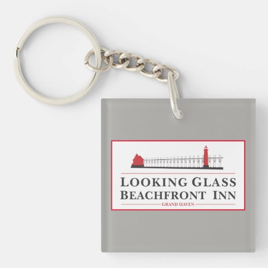 鏡の国 キーホルダー (正面)