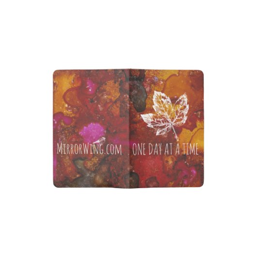 鏡の翼の秋の平静ジャーナル ポケットMoleskineノートブック (オープン)