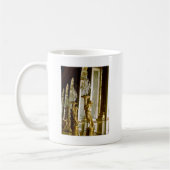 鏡の金彫像のバーセイルズホールの宮殿 コーヒーマグカップ (左)