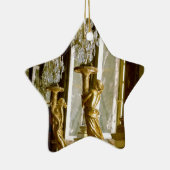 鏡の金彫像のバーセイルズホールの宮殿 セラミックオーナメント (右)