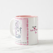 鏡の鏡のマグ ツートーンマグカップ (正面左)