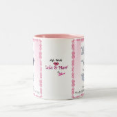 鏡の鏡のマグ ツートーンマグカップ (中央)