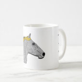 鏡の馬 コーヒーマグカップ (正面右)