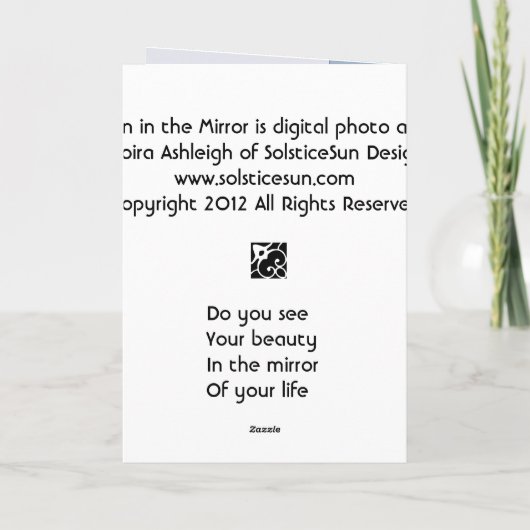 鏡の鷲 カード (裏面)