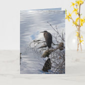 鏡の鷲 カード (黄色い花)