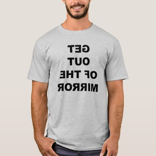 鏡のTシャツから出て。 Tシャツ (正面)