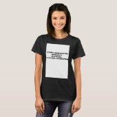 鏡はあなたの魅力を盗むかもしれない Tシャツ (正面フル)