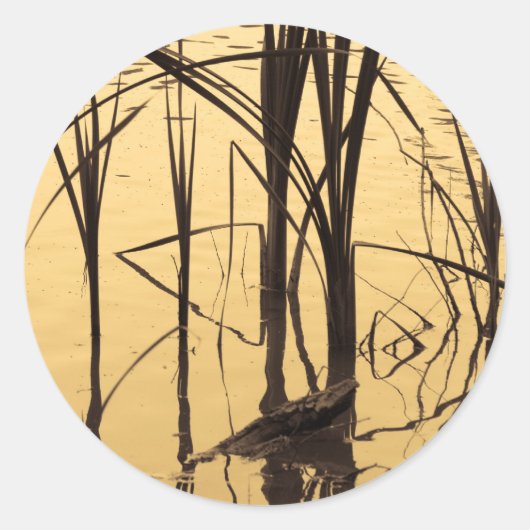 鏡は嘘つき ラウンドシール (正面)