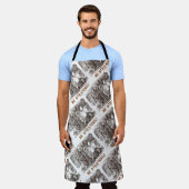 鏡を通して戦略的である エプロン (着用した状態)