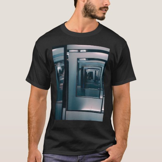 鏡アートの魅惑インフィニティガラスホールミロ Tシャツ (正面)
