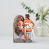 鏡イメージのピンアップ ポストカード (スタンド正面)