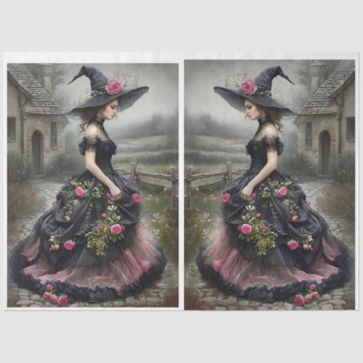 鏡イメージウィローウィッチティッシュペーパー 薄葉紙 (正面)