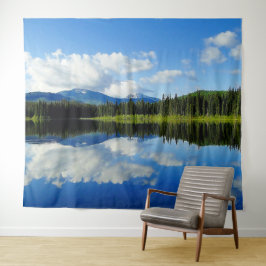 鏡イメージランドスケープビューウォールタペストリー タペストリー