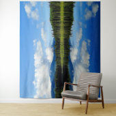 鏡イメージランドスケープビューウォールタペストリー タペストリー (インサイチュ)