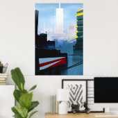 鏡エッジ ポスター (ホームオフィス)