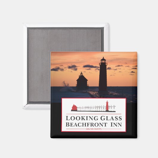 鏡ガラス磁石 マグネット (正面/裏面)