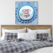 鏡サン顔巻きキャンバス キャンバスプリント (インサイチュ (寝室))