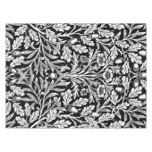 鏡ズアコーンとオーク離れズブラック&ホワイト テーブルクロス (正面(横))