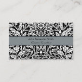 鏡ズアコーンとオーク離れズブラック&ホワイト 名刺 (正面)