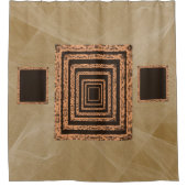 鏡タンショーカーテン シャワーカーテン (正面)