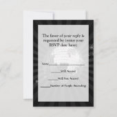 鏡ディスコボールオンブラック 出欠カード (裏面)