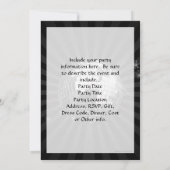 鏡ディスコボールオンブラック 招待状 (裏面)