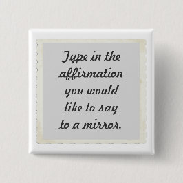 鏡デザインの確認、ピン 缶バッジ