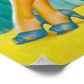 鏡ピンアップ時の浮動 ポスター (角)