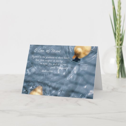 ...鏡フォースマイ美しい – アヒル カード (正面)