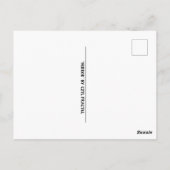 鏡フラクタル葉書 ポストカード (裏面)