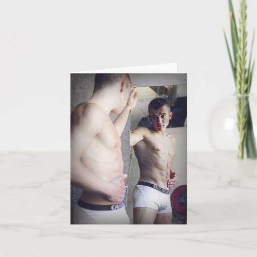 鏡ボーイ カード (正面)