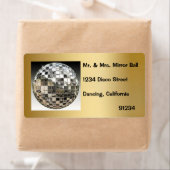 鏡ボールディスコパーティーラベル ラベル (インサイチュ)