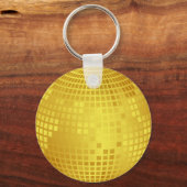 鏡ルックディスコボール キーホルダー (正面)