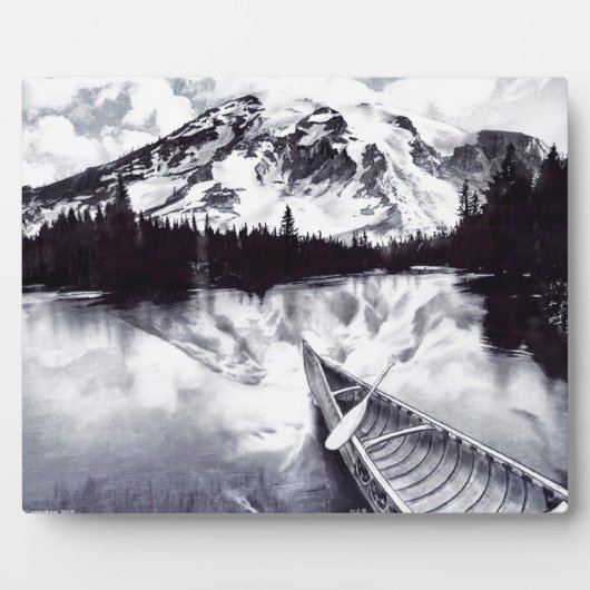 鏡レイクアンドマウンテンズプラーク フォトプラーク (正面)