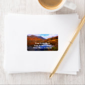 鏡レイクオータムランドスケープ反射ウォーター秋 ラベル (インサイチュ)