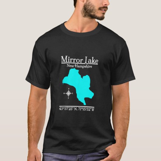 鏡レイクニューハンプシャータンクトップ Tシャツ (正面)