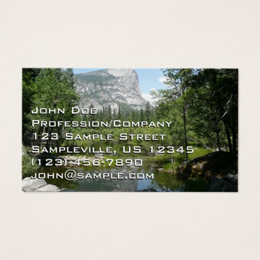 鏡レイクビューインヨセミテ国立公園 (正面)