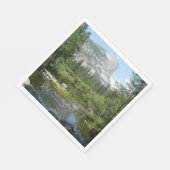 鏡レイクビューインヨセミテ国立公園 スタンダードランチョンナプキン (角)