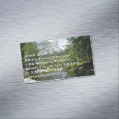 鏡レイクビューインヨセミテ国立公園 マグネット名刺 (インサイチュ)