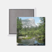 鏡レイクビューインヨセミテ国立公園 マグネット (正面/裏面)