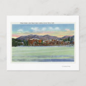 鏡レイクビューオブザレイクプラシッドクラブ ポストカード (正面)