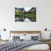 鏡レイク・ヨセミテ キャンバスプリント (インサイチュ (寝室))