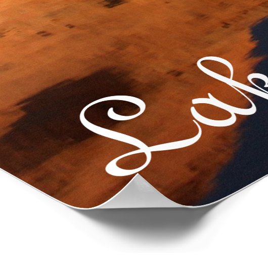 鏡像化された反射 ポスター (角)