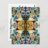 鏡像化された精神。サイズ ポストカード (正面/裏面)