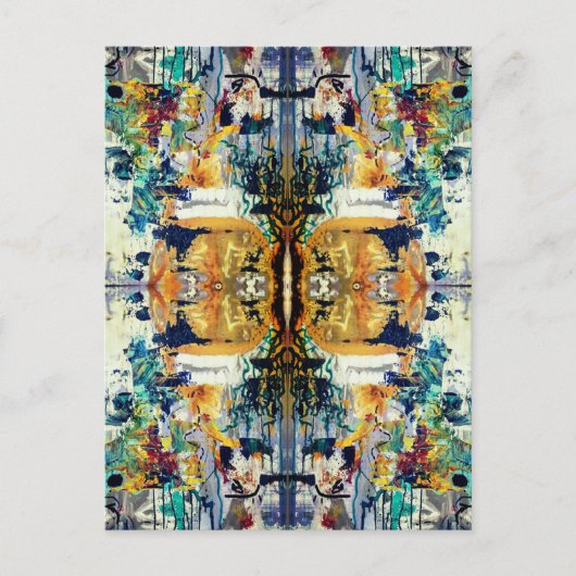 鏡像化された精神。サイズ ポストカード (正面)