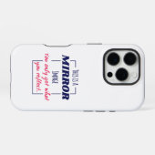 鏡像思考 モチベーションデザイン iPhoneケース (裏面横)