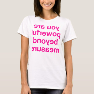 鏡像-力(ピンク) Tシャツ