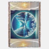 鏡凍っていブランケット スローブランケット (正面縦)