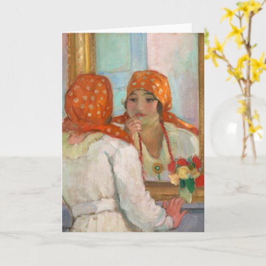 鏡前 | アンリレバスク カード (黄色い花)